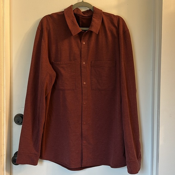 Lululemon Mens Compatibility Long Sleeve Snap Button Shirt XXL - Picture 2 of 6